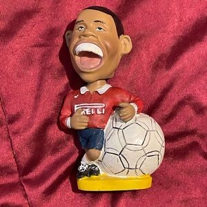 SUPER RARE 7" Ronaldo Nazario Leri Bobblehead Nodder Soccer Futbol Brazil VTG